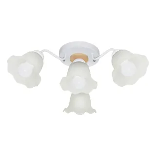 【華燈市】北歐原木3+1半吸頂燈(附四段分段器 客廳燈 臥室燈 套房燈 燈飾燈具)