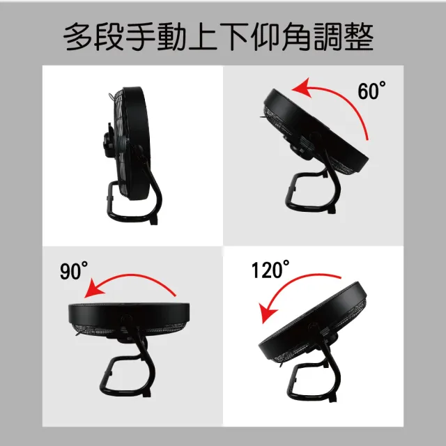 【勳風】16吋DC直流變頻雙電壓工業風循環扇/電風扇 落地扇(HFB-S0816)