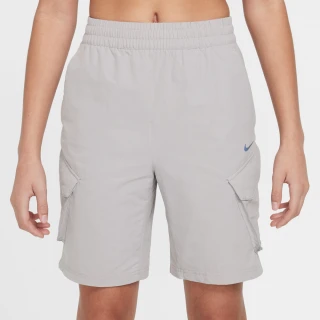 【NIKE 耐吉】短褲 童裝 大童 男女童 運動褲 K NSW CITY UTILITY CARGO SHORT 灰 FZ4903-009