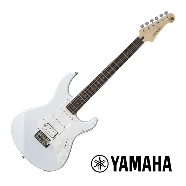 【Yamaha 山葉音樂】Pacifica PAC012 電吉他 白 單單雙 小搖 入門(原廠公司貨 商品保固有保障 贈原廠琴袋)