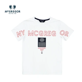 【MCGREGOR 瑪格麗格】輕薄涼感logo印花圓領T恤-男童款(251703)