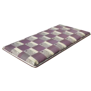 【Mexsmon 美思夢】冬夏兩用青白三折床墊 -單人3尺(短期住宿 臨時客房 學生宿舍)