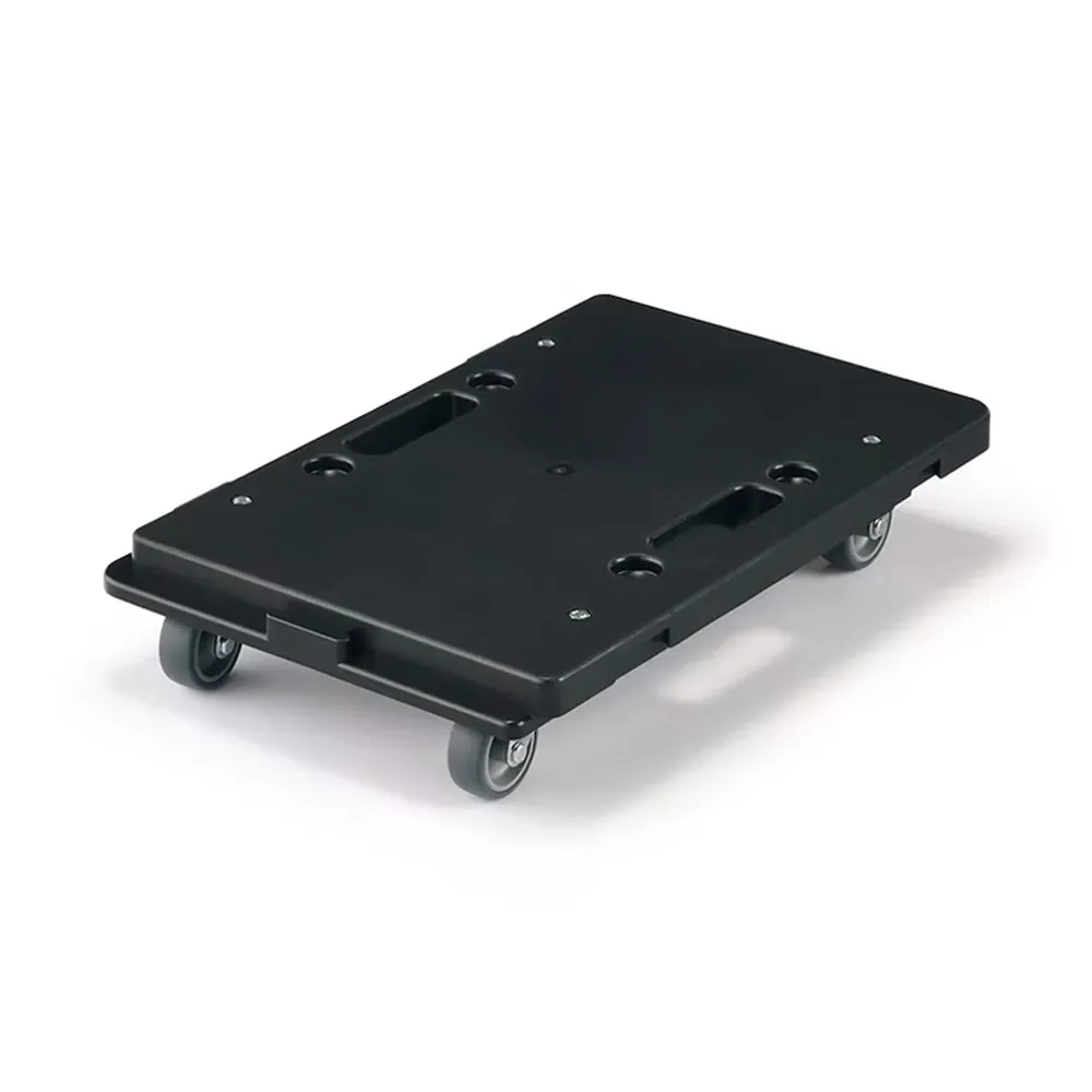 MUJI 無印良品】縱橫皆可連接聚丙烯平台車/黑約寬27.5x深41x高7.5 cm