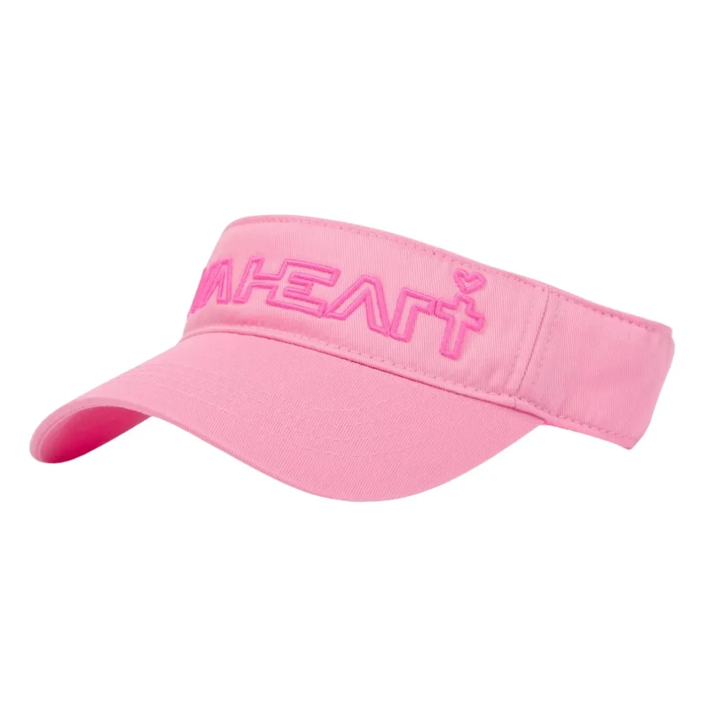 【VIVA HEART】官方直營 女士 高爾夫 休閒 線條織紋遮陽帽(淺藍色/深藍色/粉紅色)