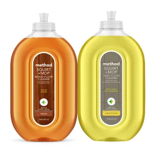 【method美則】木質硬質地板保養清潔劑739mlx2(敏感肌、毛孩、嬰幼兒家庭友善)