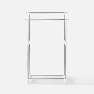 【特力屋】外伸縮雙桿不鏽鋼曬衣架