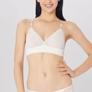 【sloggi】S BY SLOGGI簡約輕奢系列Sheer完美輕透背心式內衣(柔膚米白)