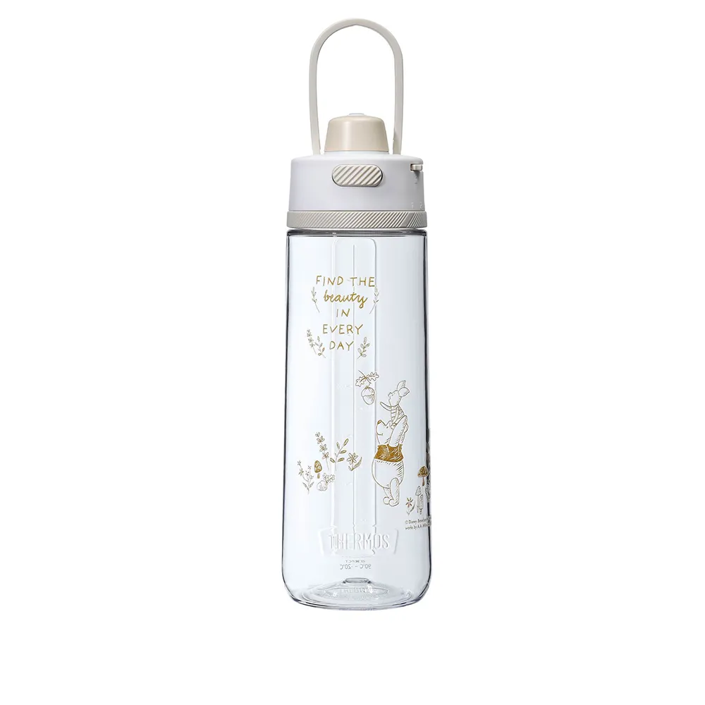 【THERMOS 膳魔師】獨家專售小熊維尼找橡實篇彈蓋輕水瓶710ml(TP4329WP-AGBG)