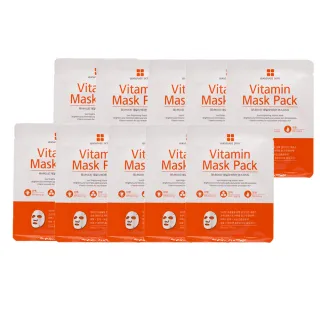 (即期品：買一送一)【韓國Re:Excell】水嫩亮白維C面膜10入