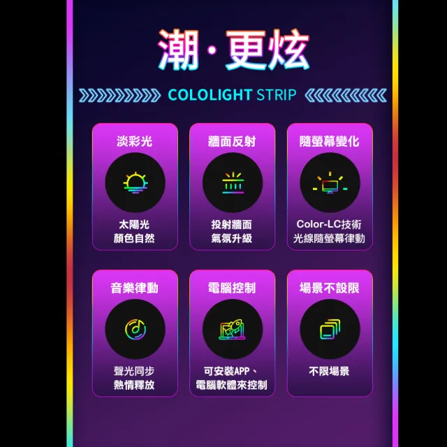 【JUST-PLAY】Skydimo幻彩RGB電競燈(電競燈 裝飾燈 呼吸燈 電競周邊裝飾)