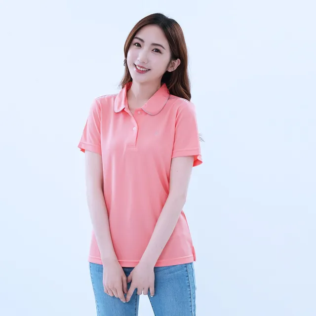 【遊遍天下】MIT台灣製女款抗UV防曬涼感吸濕排汗機能POLO衫(M-5L 大尺碼)