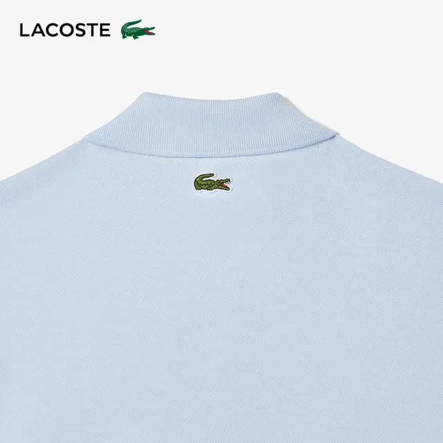 【LACOSTE】中性款-經典版型標誌印花L.12.12短袖Polo衫(淺藍色)