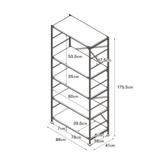 【MUJI 無印良品】SUS鋼製層架組/亮面淺灰/寬/大(大型家具配送)