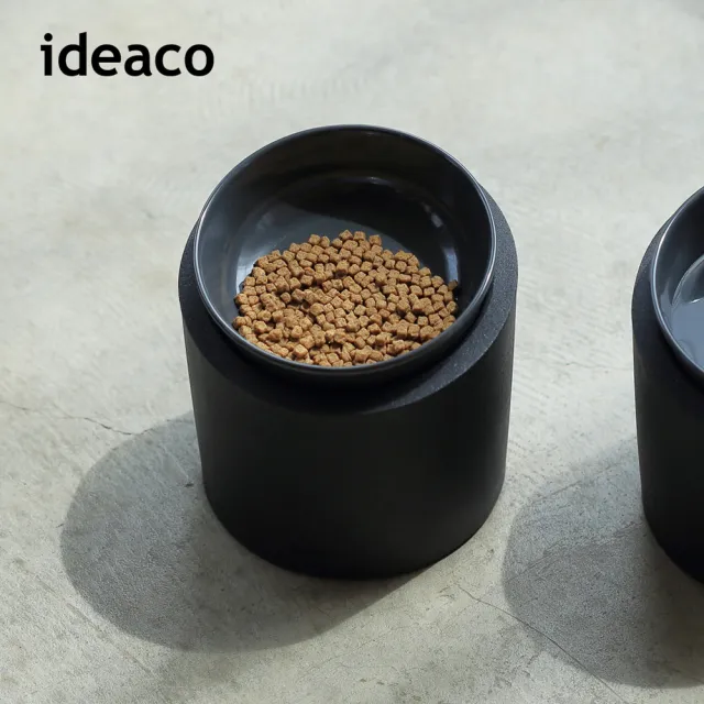 【IDEACO】日本ideaco 寵物餵食護頸斜口碗架套組-高款-多款可選(寵物碗/狗碗/貓碗)