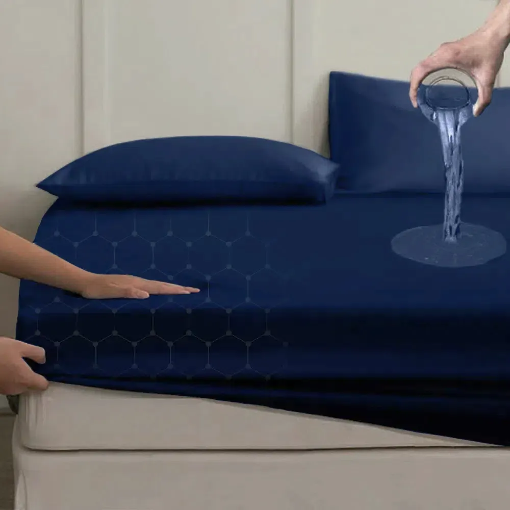 【Sleep Peacefully 寢室安居】買1送1 台灣製 黑科技石墨烯100防水保潔墊(全尺寸均一價 多色任選)