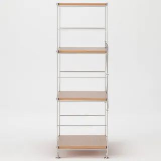 【MUJI 無印良品】SUS橡木層架組/中/(大型家具配送)