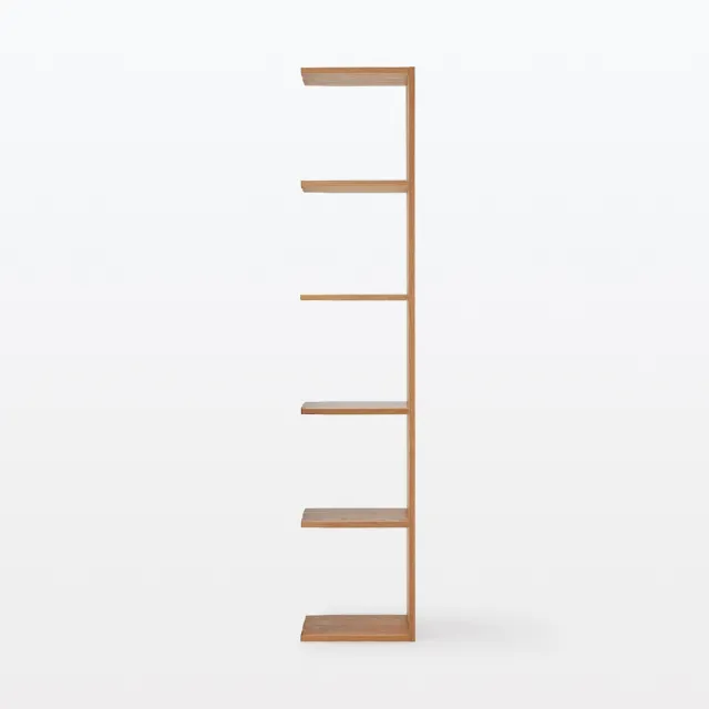 【MUJI 無印良品】自由組合層架橡木/5層/追加用(大型家具配送)