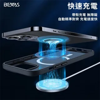【愛Phone】日本BEVAS 磁吸手機殼(手機殼 iPhone 16 15 14 13 Pro Max Plus)
