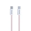 【YOMIX 優迷】C to C 60W快充1.5M線組★20W 雙孔快充摺疊充電器  (支援iPhone 16)