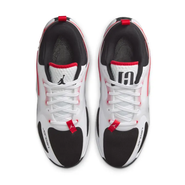 【NIKE 耐吉】籃球鞋 男鞋 運動鞋 喬丹 包覆 緩震 JORDAN HEIR SERIES PF 黑白紅 FQ3859-106