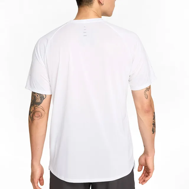 【NIKE 耐吉】As Nk Dfadv Stride Ss Top 男款 白色 排汗 支撐  運動 短袖 HV5204-100