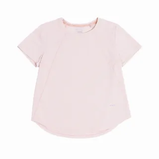 【ADISI】女環保紗消臭快乾圓領上衣 AL2511088 灰玫瑰 S-2XL(吸濕 快乾 彈性 透氣 排汗衣)