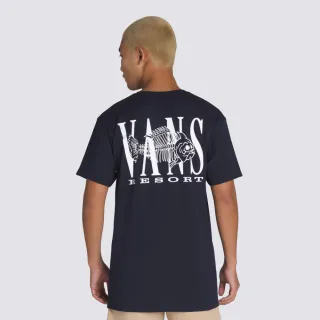 【VANS 官方旗艦】Resort 深藍色短袖T恤