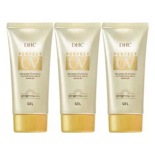 【DHC】金靚白水感防曬乳 SPF50+ PA++++ 80g 3入組(友善環境新設計)