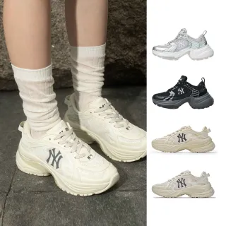 【MLB】厚底老爹鞋 運動休閒鞋 Chunky Jogger系列 紐約洋基隊(3ASHW045N.3ARNSPL5N多款任選)