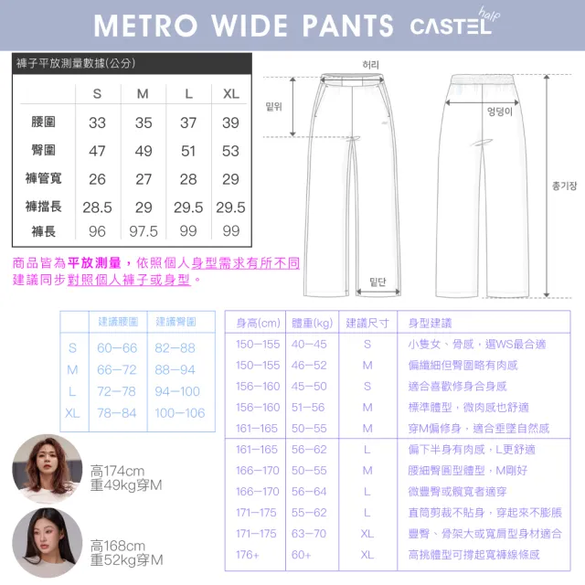 【STL】現貨 韓國瑜伽 METRO Wide Pants 涼感 快乾 寬鬆 高腰 女 運動機能 落地 長褲(SlateBlue薄霧藍)