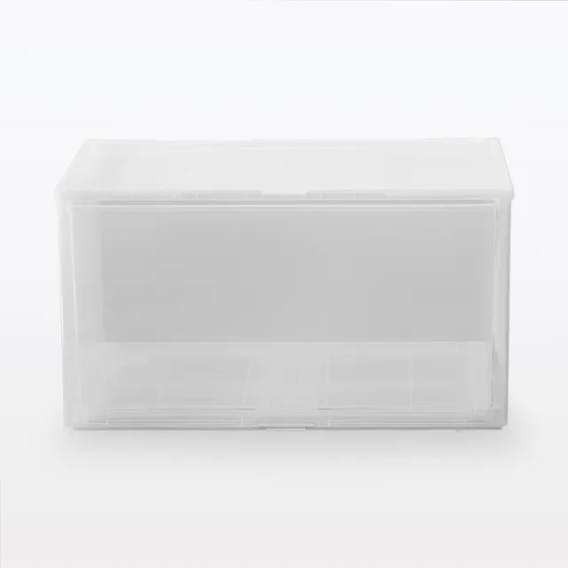 【MUJI 無印良品】PP衣裝盒/橫式/深型/2入