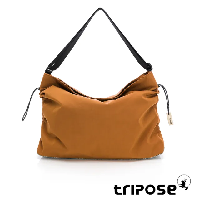 【tripose】MOVE微皺尼龍輕量抽繩斜背包-大(多色)