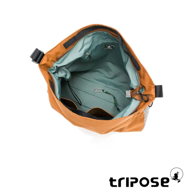 【tripose】MOVE微皺尼龍輕量抽繩斜背包-大(多色)