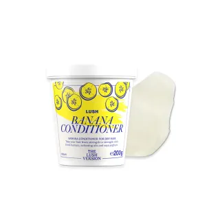 【LUSH 嵐舒】THE LUSH VERSION 香蕉護髮素 230g(護髮乳/海藻/杏仁/摩洛哥堅果油)