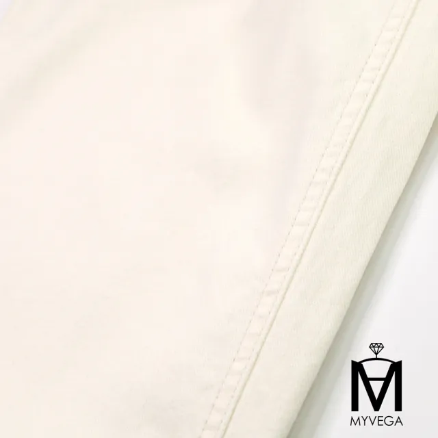 【MYVEGA 麥雪爾】MA高含棉褲耳直筒寬褲八分褲-共四色(涼感褲/女長褲/休閒褲/寬褲)