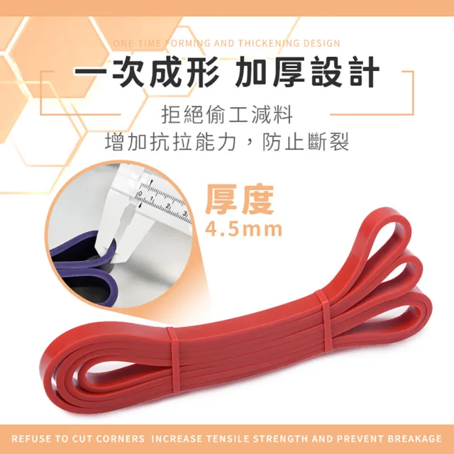 【DREAMCATCHER】健身彈力帶-專業款125磅(拉力帶/彈力帶/拉力繩/阻力帶/健身拉力帶/健身彈力繩)