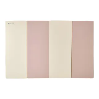 福利品【3M】韓國4CM加厚折疊式遊戲地墊-奶茶棕(200x130cm)