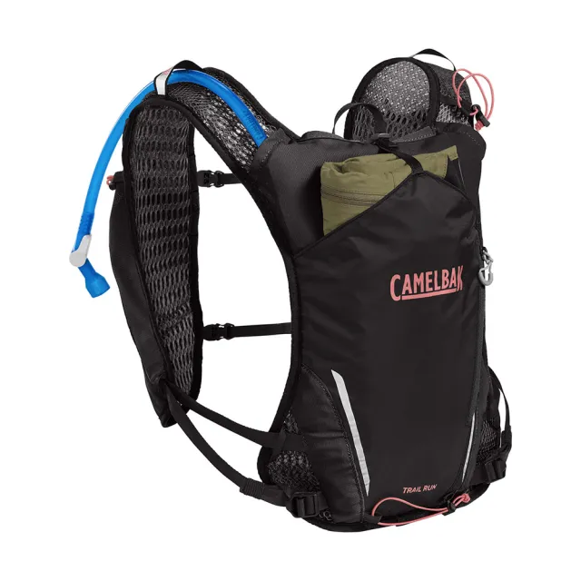【CAMELBAK】雙11 Trail Run 7 越野水袋背心-附0.5L軟水瓶2個(單車/登山露營/越野跑/跑步/旅行)