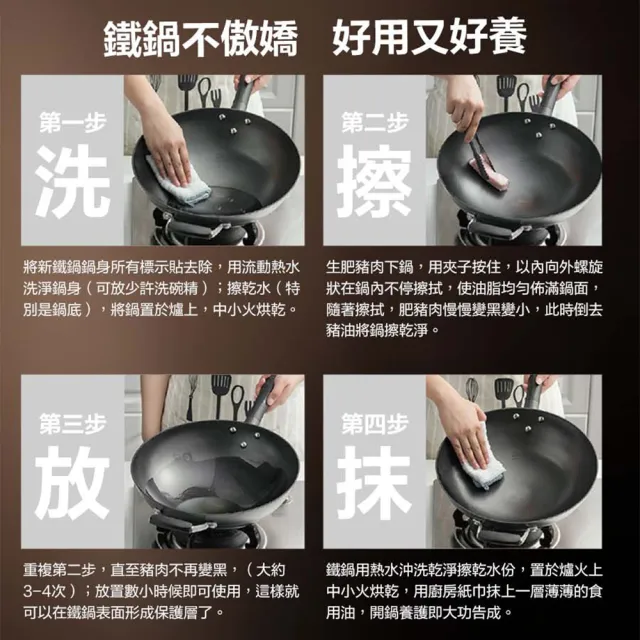 【ASD 愛仕達】輕量日本窒氮極鐵鍋32cm