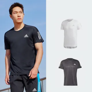 【adidas 愛迪達】休閒運動短袖上衣 T恤 吸濕排汗 男(多款任選)