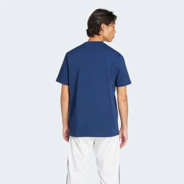 【adidas 愛迪達】Outl Tref Tee 男 T恤 運動上衣 休閒短袖 藍 亞版(JP1089)