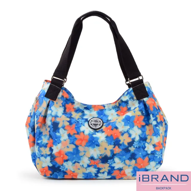 【iBrand】百搭實用多收納側斜背包/肩背包/防潑水尼龍(防水包 多款多色任選)