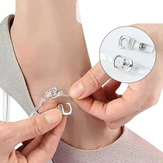 【鞋博士嚴選鞋材】高跟鞋透明鞋帶 腳踝帶鞋束帶(束鞋帶高低跟適用 防止鞋掉跟)