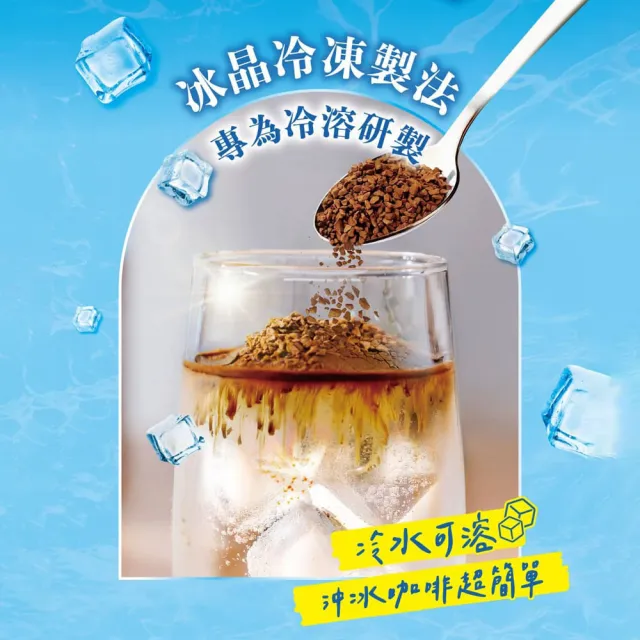 【NESCAFE 雀巢咖啡】冰溶美式咖啡80g/罐