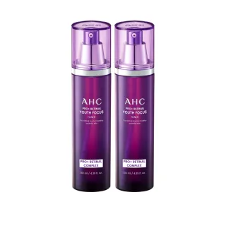 【AHC】買一送一★PRO+A醛逆時煥活柔膚露130ml(紫濾鏡/超能A醛/抗老)