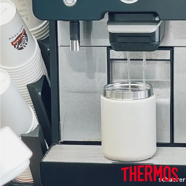 【THERMOS 膳魔師】楓木白不鏽鋼真空保溫燜燒罐500ml(JBR-500-NEBG)