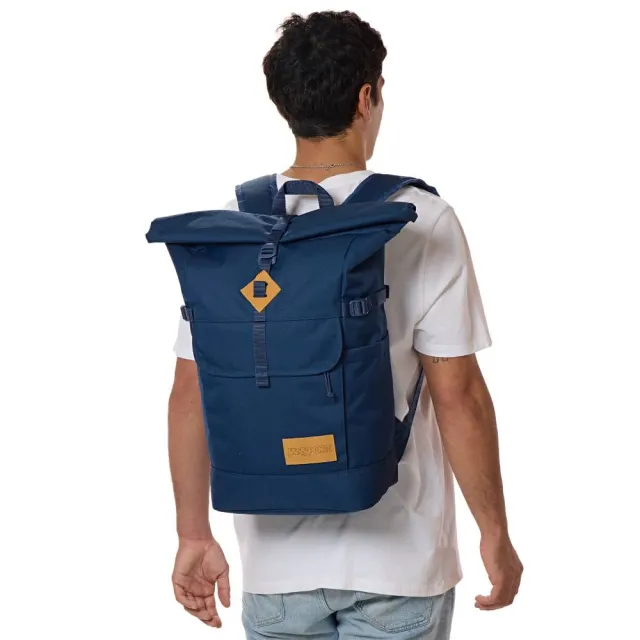 【JANSPORT】雙11 HATCHET ROLLTOP 捲蓋式後背包 海軍藍(JS0A86DK003)