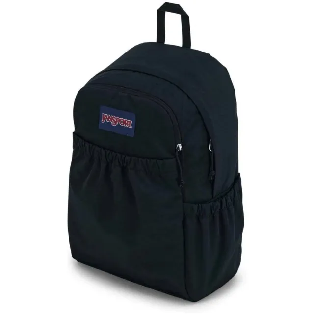 【JANSPORT】雙11 SLOUCH PACK 垂型機能背包 經典黑(JS0A85NV008)