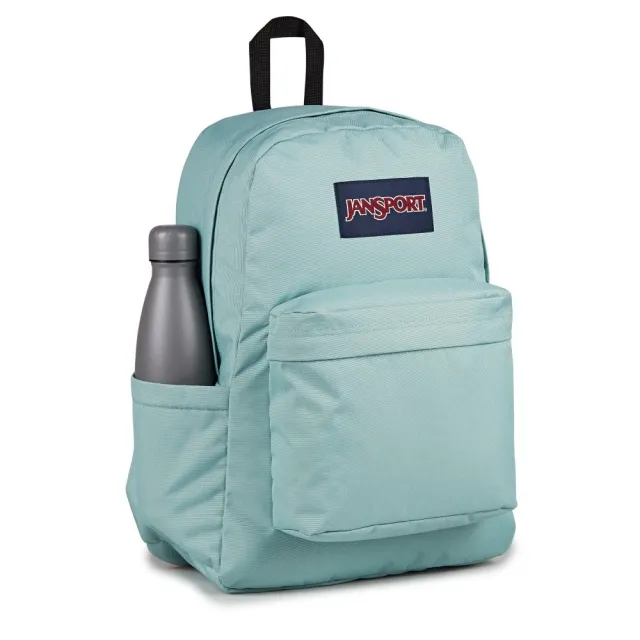 【JANSPORT】雙11 SUPERBREAK PLUS 經典背包 - 淡雅綠(JS0A4QUELA8)