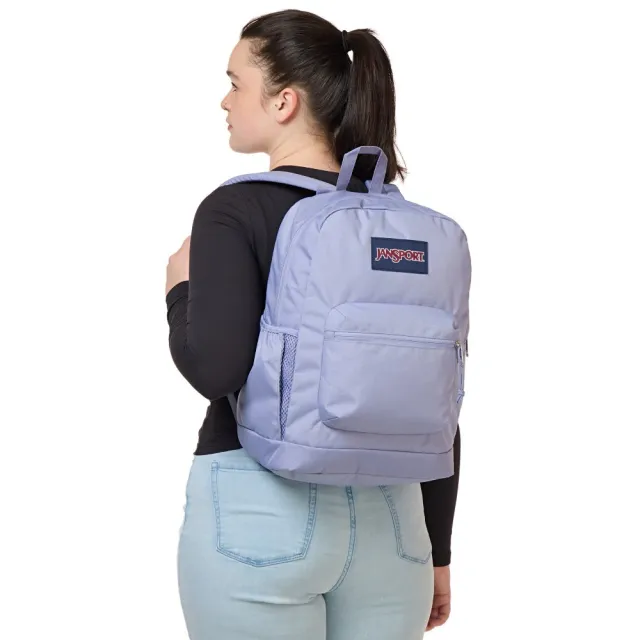 【JANSPORT】雙11 CROSS TOWN PLUS 經典背包 - 薰衣草紫(JS0A7ZNZLA6)